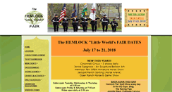 Desktop Screenshot of hemlockfair.org